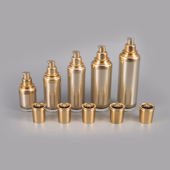 Conjunto de frascos com tampa de flores embalagens cosméticas para frasco de bomba de spray de creme de toner